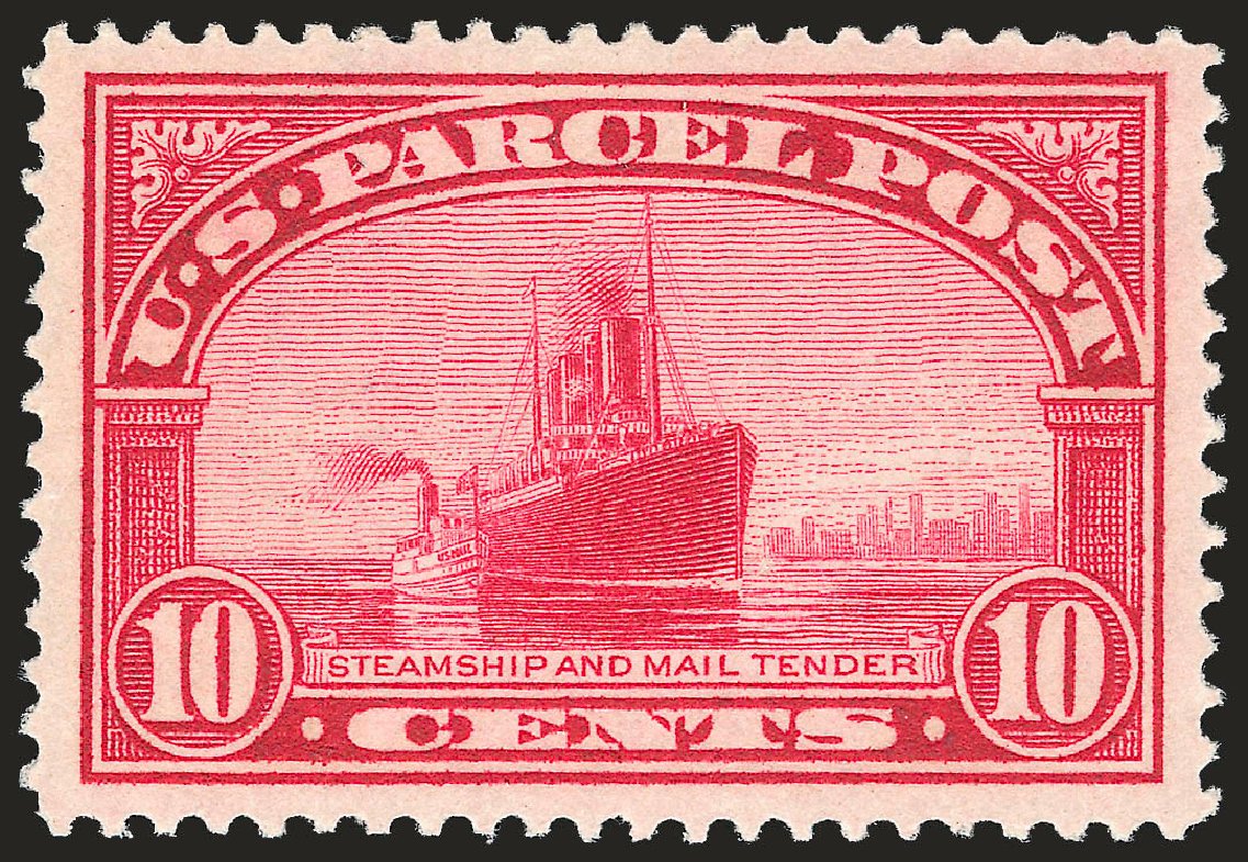 US Stamp Price Scott Cat. Q6 - 1913 10c Parcel Post. Robert Siegel Auction Galleries, Jun 2010, Sale 992, Lot 2662