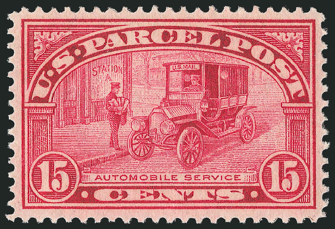 US Stamps Values Scott Catalog # Q7 - 1913 15c Parcel Post. Robert Siegel Auction Galleries, Dec 2009, Sale 982, Lot 6177