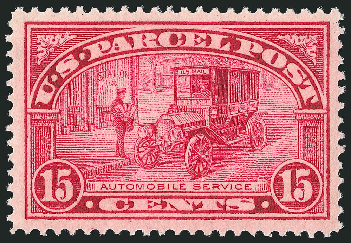 US Stamp Value Scott Catalogue # Q7 - 1913 15c Parcel Post. Robert Siegel Auction Galleries, Dec 2010, Sale 1000, Lot 1301