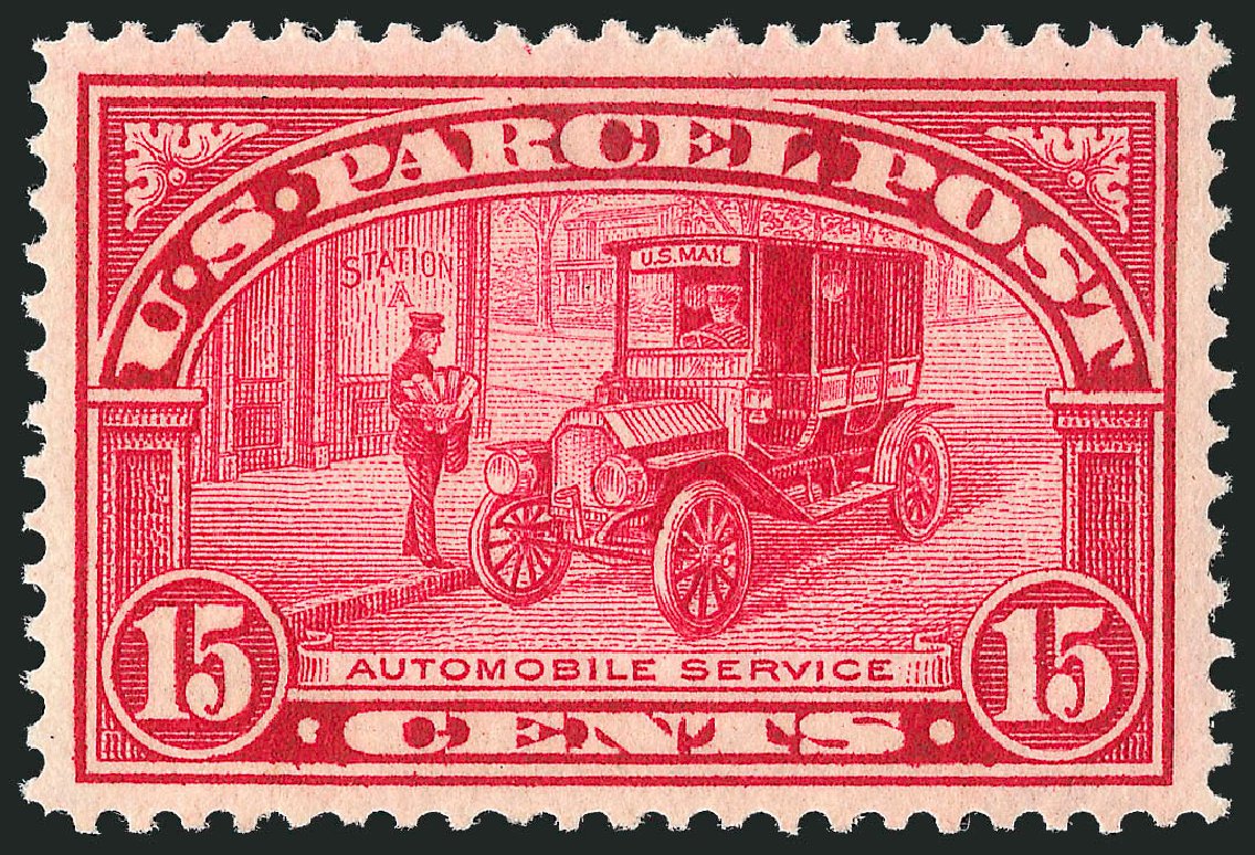 Prices of US Stamps Scott Catalogue Q7: 1913 15c Parcel Post. Robert Siegel Auction Galleries, Mar 2011, Sale 1007, Lot 3082