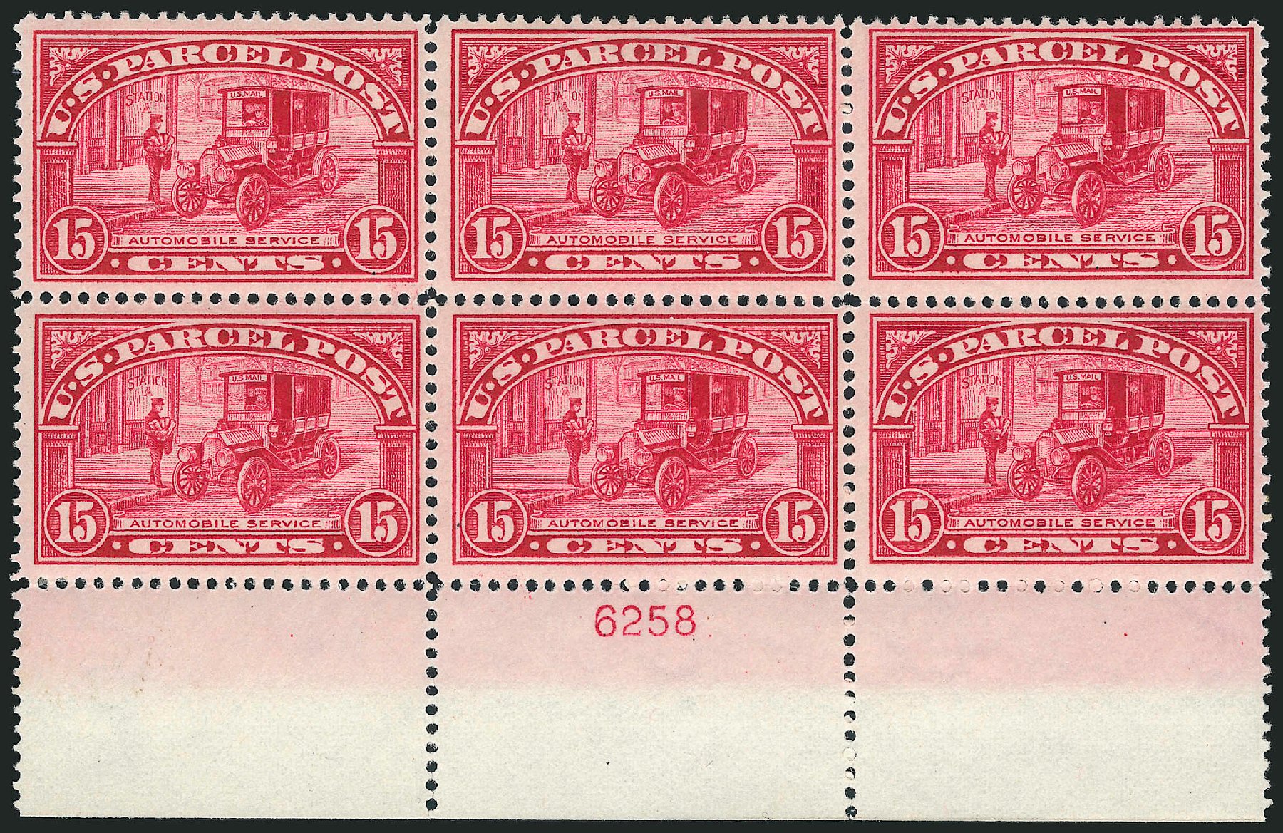 US Stamp Values Scott Catalog # Q7 - 1913 15c Parcel Post. Robert Siegel Auction Galleries, Apr 2009, Sale 971, Lot 2122