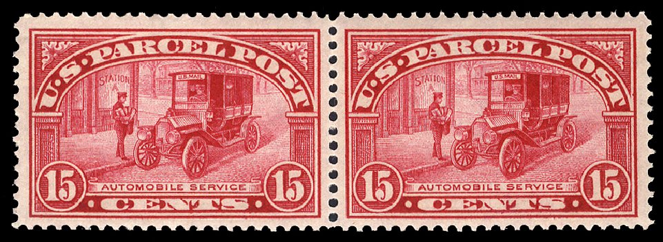 Value of US Stamp Scott Catalog #Q7: 1913 15c Parcel Post. Cherrystone Auctions, Jun 2011, Sale 201106, Lot 233