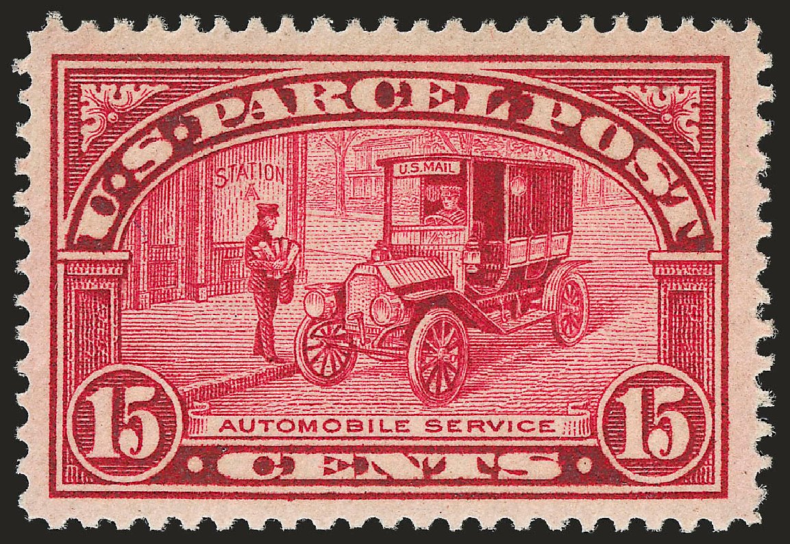 US Stamp Prices Scott Catalogue Q7: 1913 15c Parcel Post. Robert Siegel Auction Galleries, Sep 2009, Sale 968B, Lot 873