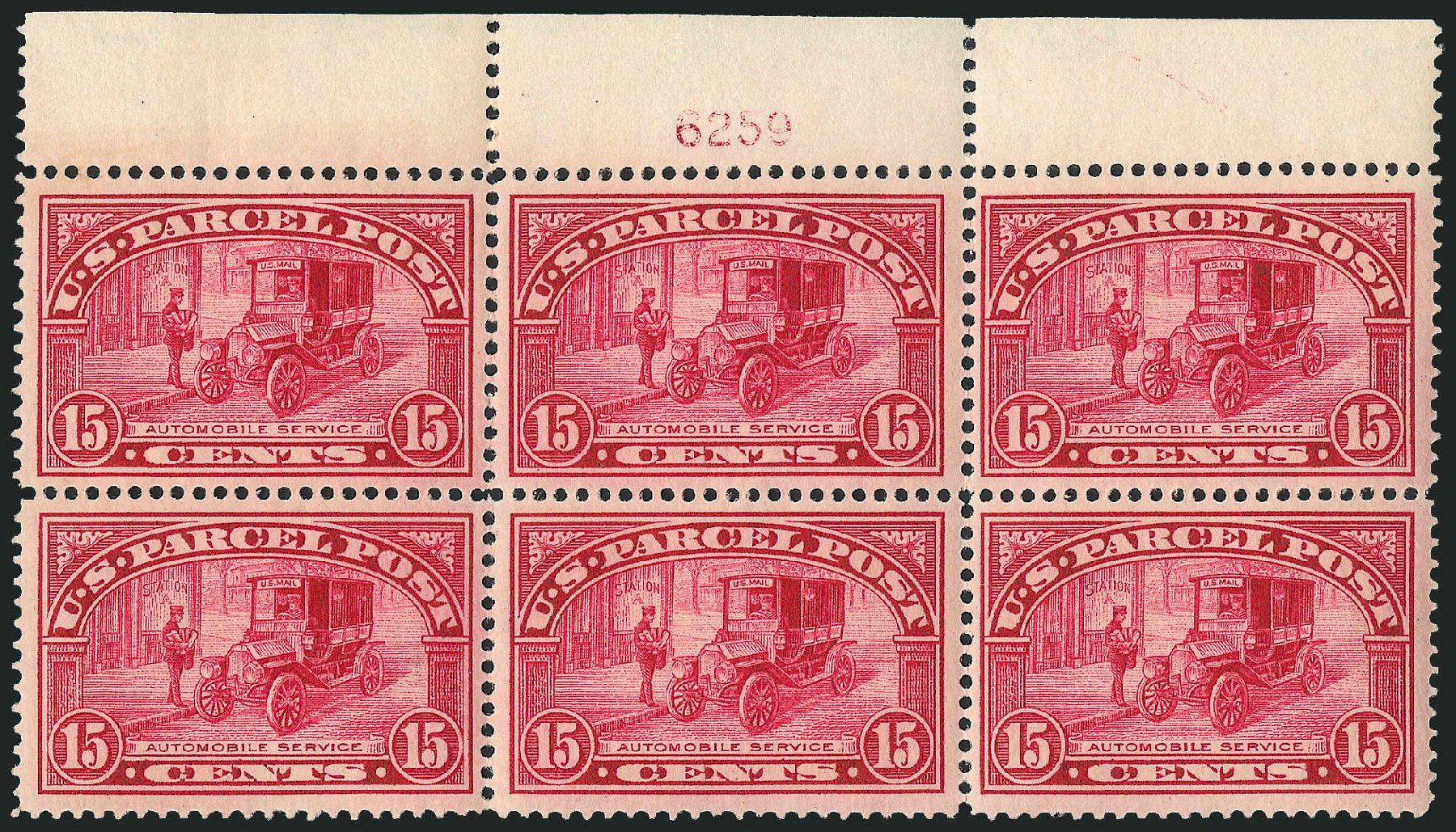 Prices of US Stamps Scott Catalogue #Q7 - 1913 15c Parcel Post. Robert Siegel Auction Galleries, Apr 2009, Sale 971, Lot 2126