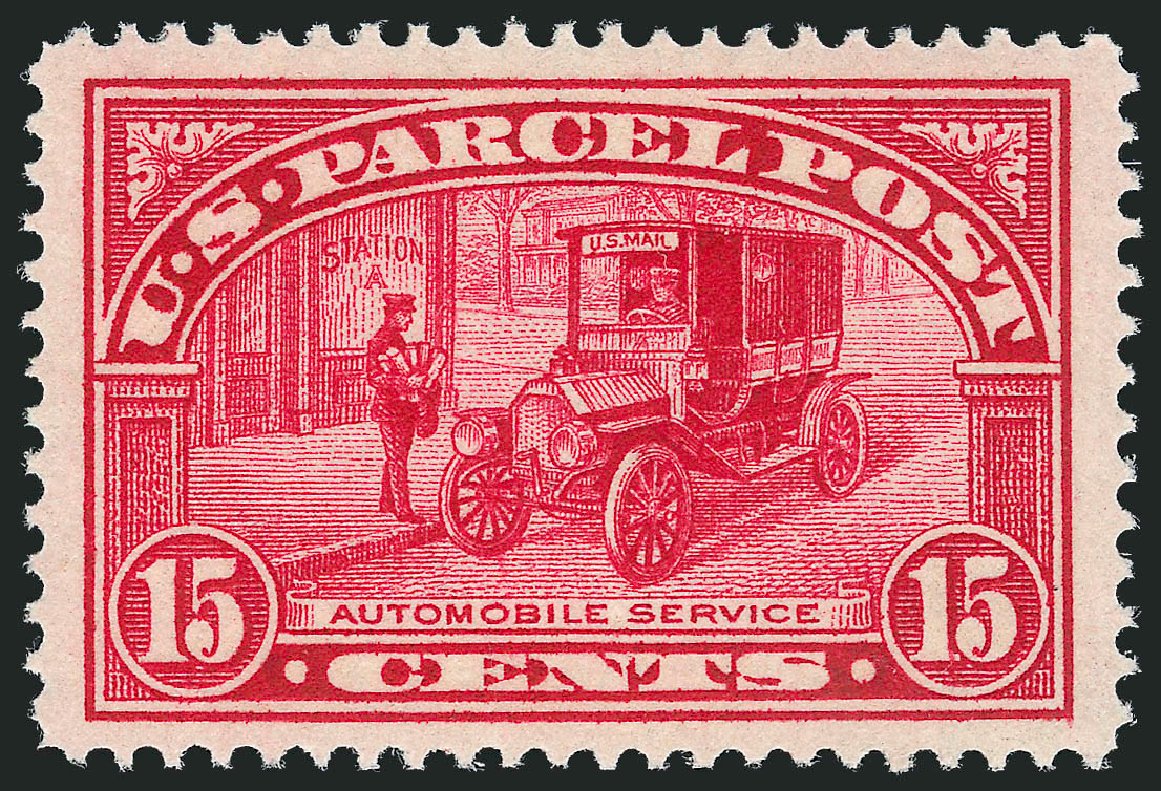 Costs of US Stamp Scott Cat. # Q7 - 1913 15c Parcel Post. Robert Siegel Auction Galleries, Dec 2009, Sale 982, Lot 6176
