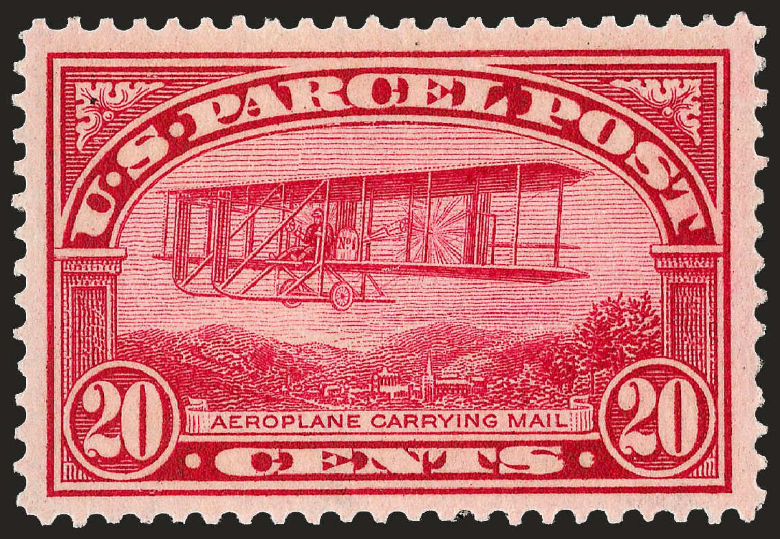 Cost of US Stamps Scott # Q8: 1913 20c Parcel Post. Robert Siegel Auction Galleries, Sep 2008, Sale 962, Lot 3047