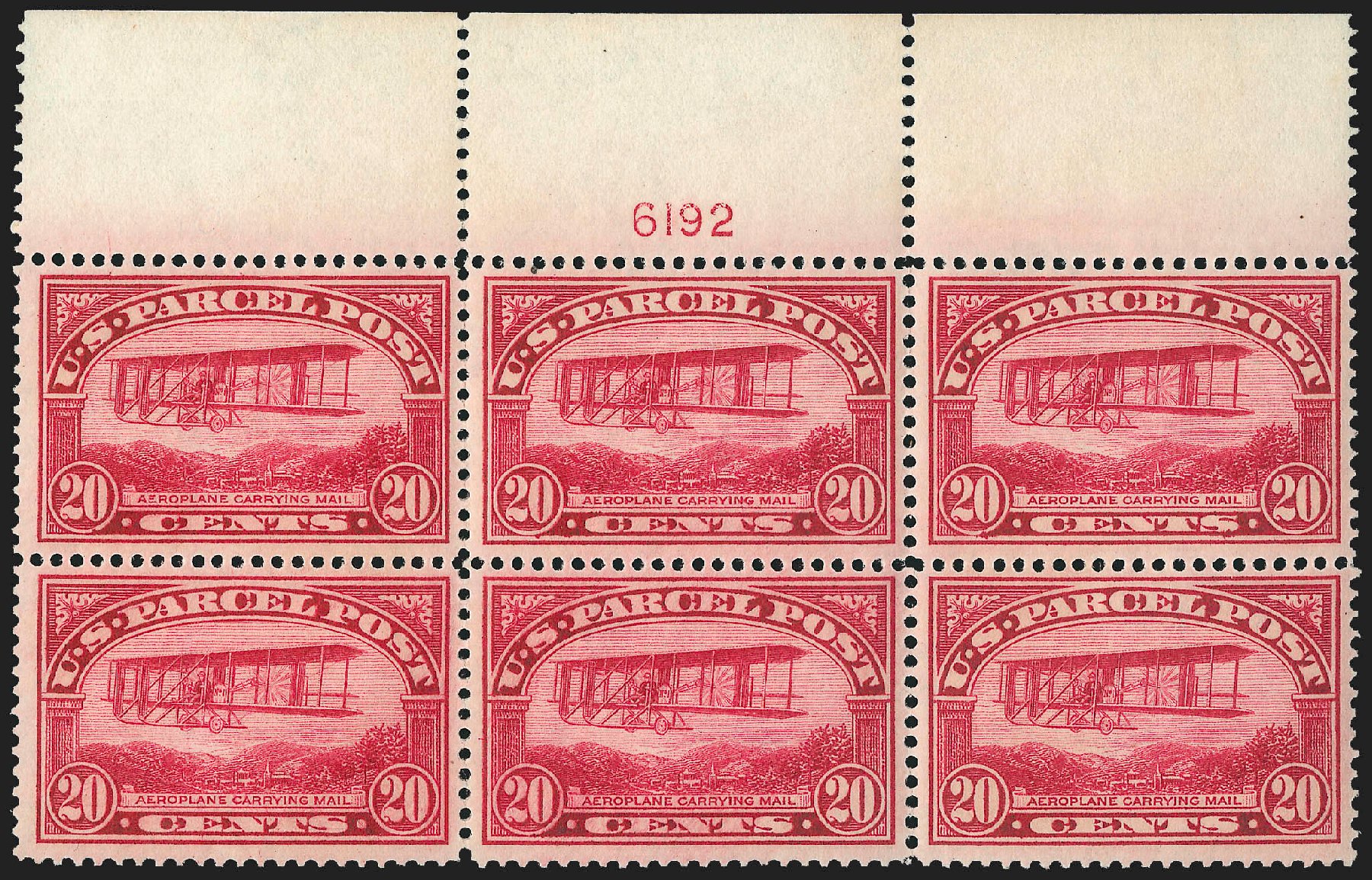 Price of US Stamp Scott # Q8 - 1913 20c Parcel Post. Robert Siegel Auction Galleries, Jul 2015, Sale 1107, Lot 641