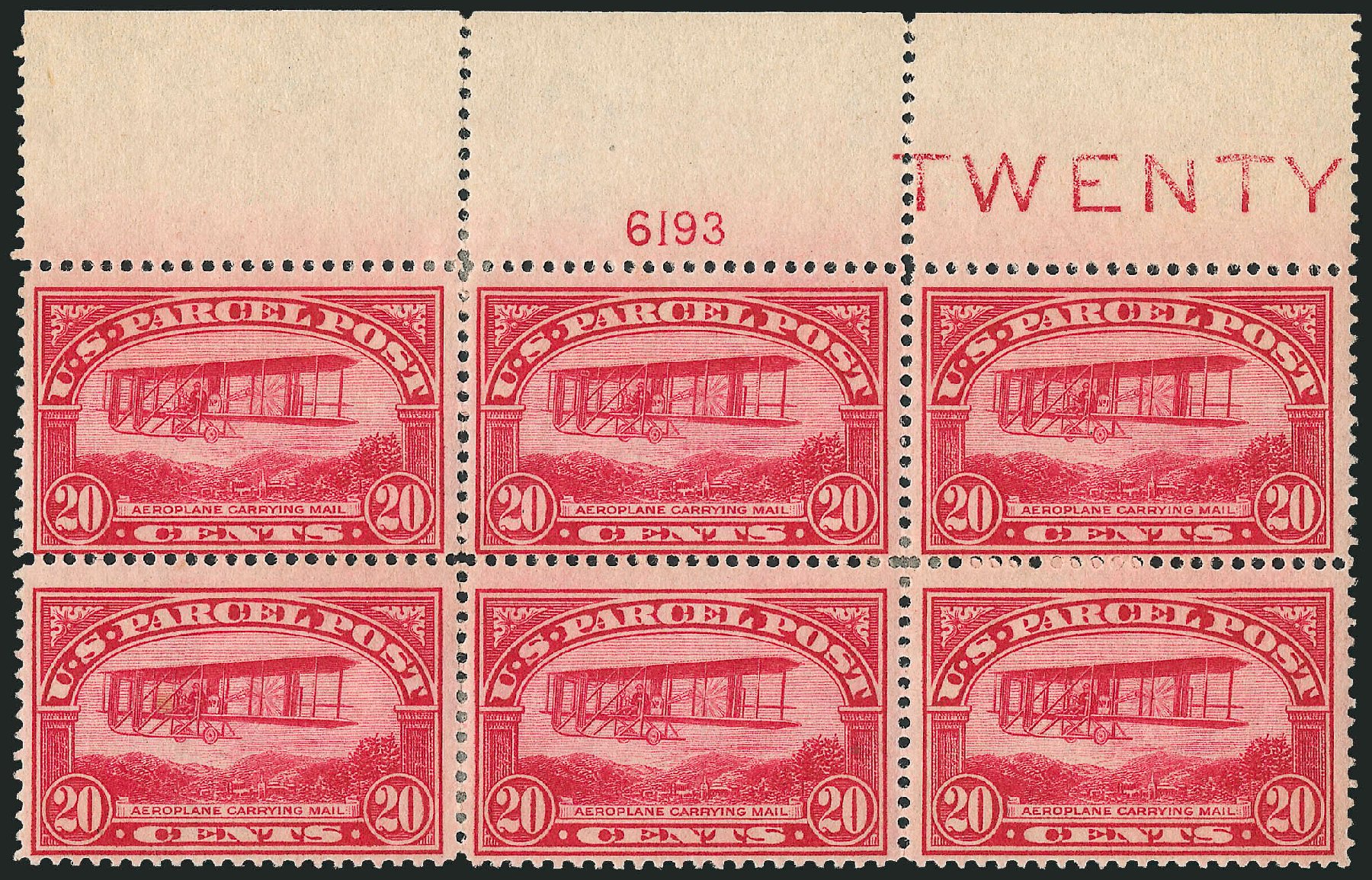 Price of US Stamp Scott Catalogue #Q8: 20c 1913 Parcel Post. Robert Siegel Auction Galleries, Apr 2009, Sale 971, Lot 2153