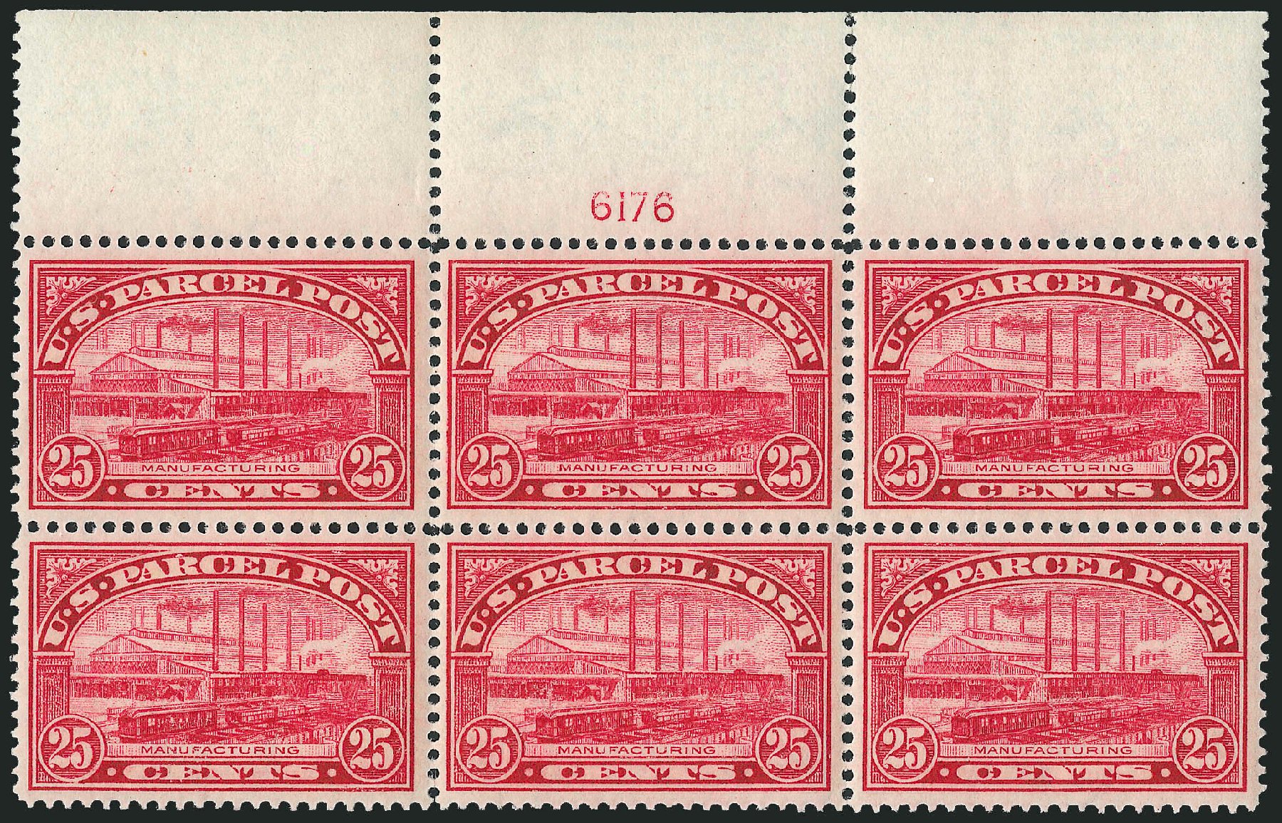 US Stamp Price Scott Cat. #Q9: 25c 1913 Parcel Post. Robert Siegel Auction Galleries, Apr 2009, Sale 971, Lot 2167