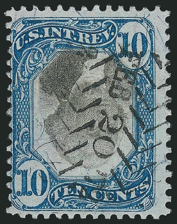 US Stamp Prices Scott #R109: 1871 10c Revenue Documentary . Robert Siegel Auction Galleries, Sep 2009, Sale 976, Lot 2366