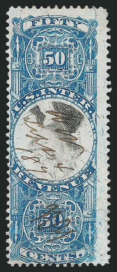 Costs of US Stamps Scott Cat. # R115: 50c 1871 Revenue Documentary . Robert Siegel Auction Galleries, Mar 2011, Sale 1007, Lot 3123