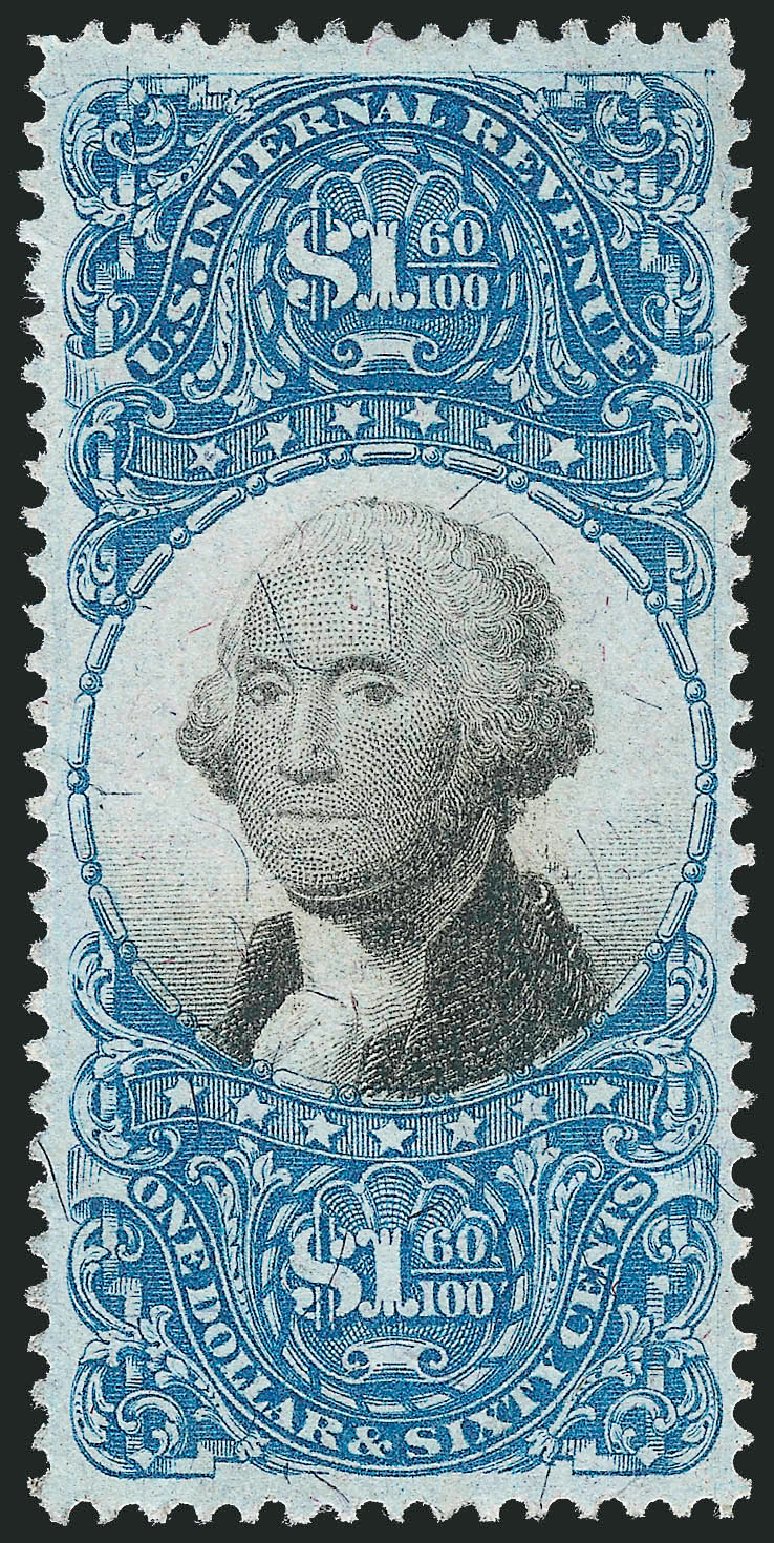 US Stamps Price Scott Cat. # R121 - 1871 US$1.60 Revenue Documentary . Robert Siegel Auction Galleries, Nov 2011, Sale 1015, Lot 82