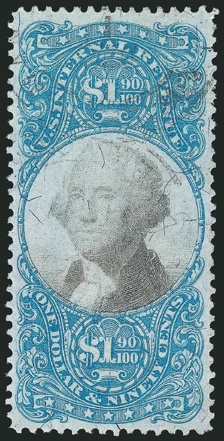 US Stamps Price Scott Catalogue # R122: US$1.90 1871 Revenue Documentary . Robert Siegel Auction Galleries, Nov 2011, Sale 1015, Lot 83