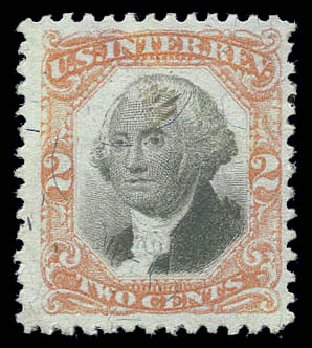 US Stamps Values Scott Catalogue # R135 - 2c 1872 Revenue Documentary . Matthew Bennett International, Sep 2010, Sale 333, Lot 4061
