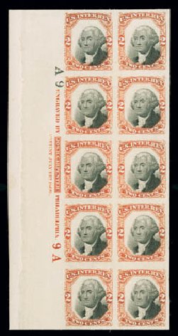 US Stamps Price Scott Catalogue # R135: 1872 2c Revenue Documentary . Matthew Bennett International, Jun 2008, Sale 328, Lot 1343