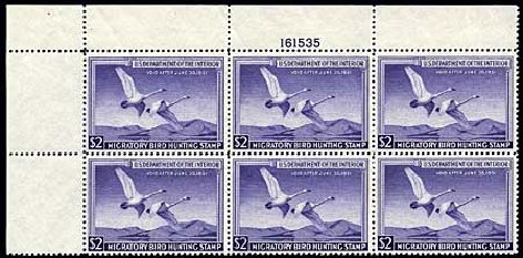 Cost of US Stamps Scott Catalogue RW17 - US$2.00 1950 Federal Duck Hunting. Harmer-Schau Auction Galleries, Jun 2008, Sale 78, Lot 1819