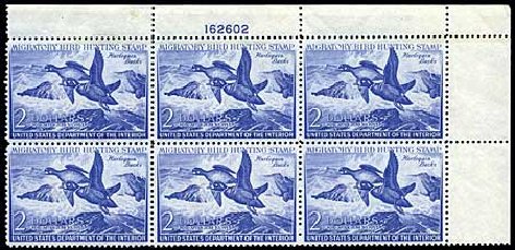 US Stamps Values Scott Catalog # RW19 - 1952 US$2.00 Federal Duck Hunting. Harmer-Schau Auction Galleries, Jun 2008, Sale 78, Lot 1820