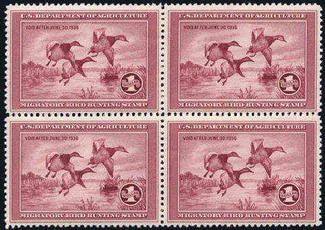 Cost of US Stamp Scott Catalogue RW2 - 1935 US$1.00 Federal Duck Hunting. Harmer-Schau Auction Galleries, Aug 2011, Sale 90, Lot 2038