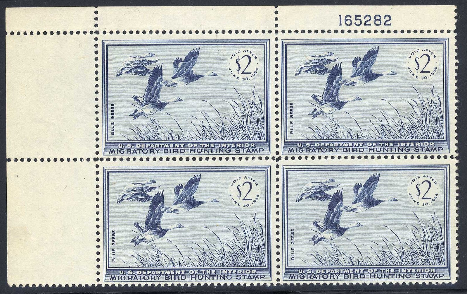 Price of US Stamp Scott #RW22 - 1955 US$2.00 Federal Duck Hunting. Cherrystone Auctions, Jul 2008, Sale 200807, Lot 97