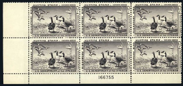 Costs of US Stamps Scott Catalogue #RW25: US$2.00 1958 Federal Duck Hunting. Harmer-Schau Auction Galleries, Jun 2008, Sale 78, Lot 1825